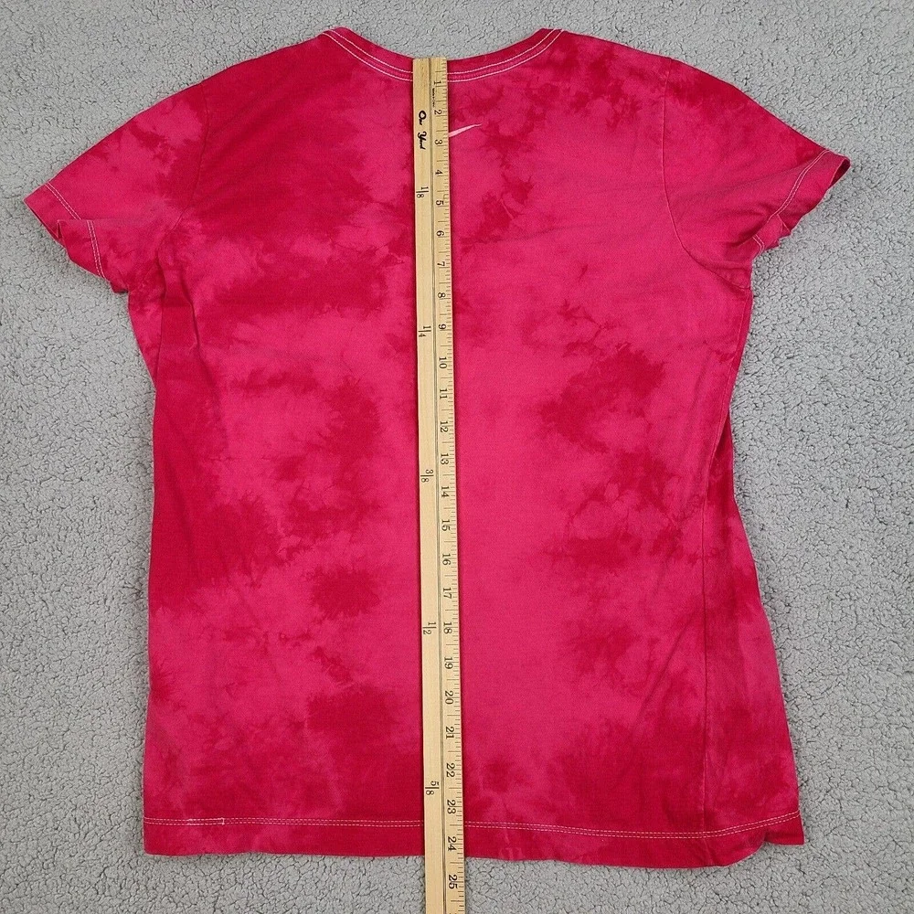 Nike Running T-Shirt Girls XL Pink‎ Tie Dye Slim Fit Olympic 2012 Eugene OR
